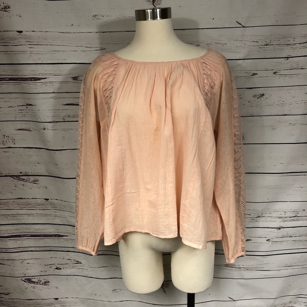 Lucky Brand Peach Blouse